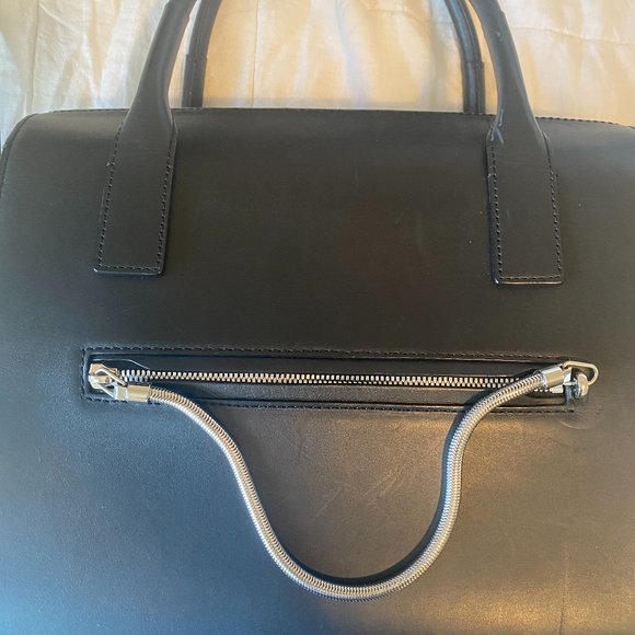 Alexander Wang Black Leather Chastity Purse - Picture 4 of 8